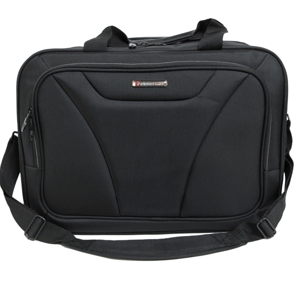 Alpine-Swiss-Laptop-Briefcase-Bag-Business-Geat Shape!